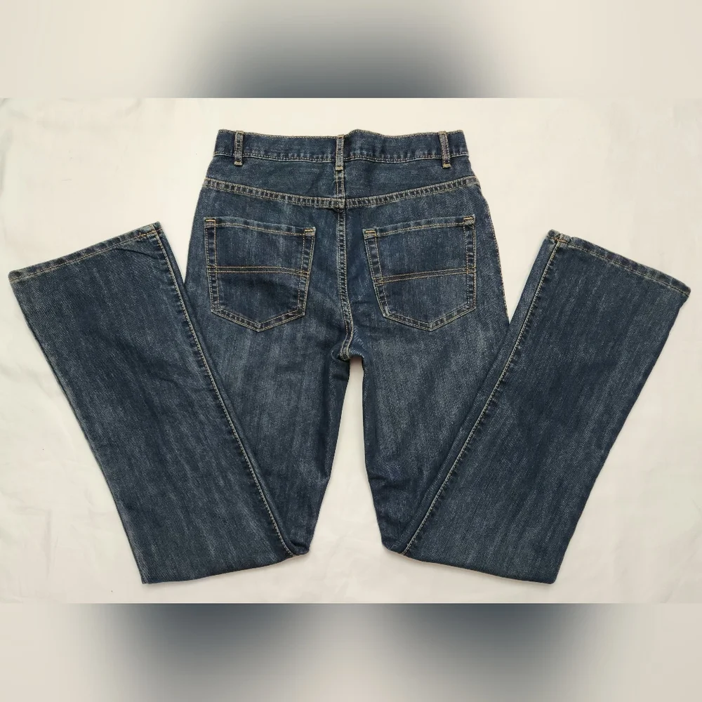 The Children's Place Boy's Bootcut Slim Adjustable Waist Jeans Size 16 Slim NWT - Picture 5 of 5